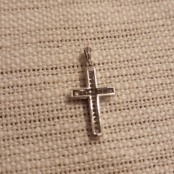 Gold Cross Charm Pendant - Picture 4 of 12